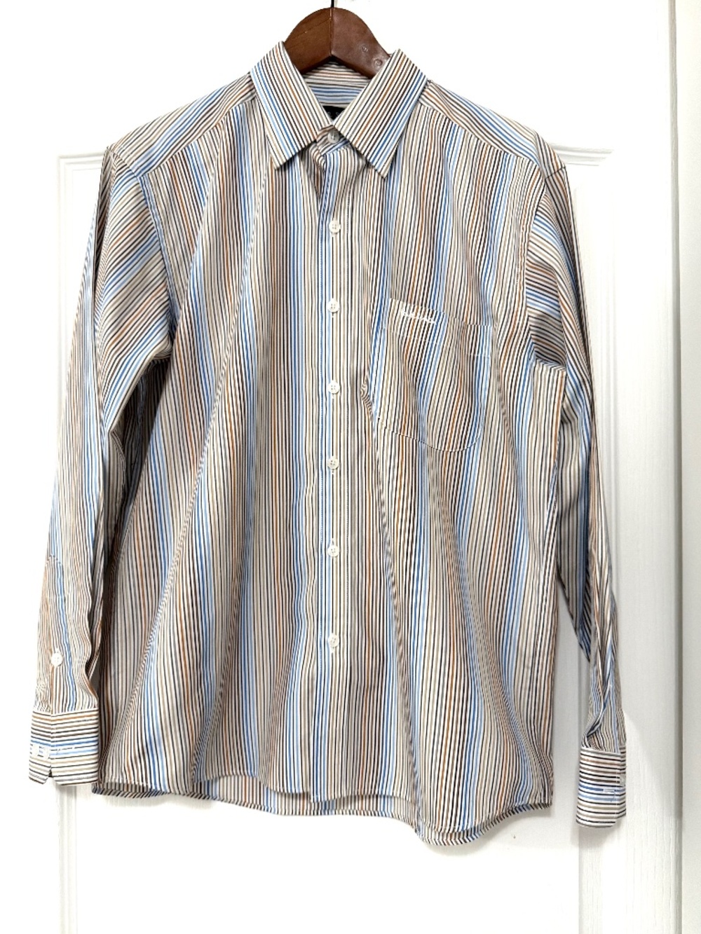 Paul Smith London Multi-Color Pinstripe Dress Shirt - Size L (16/40)